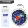 thumbnail image 4 of Stretch Magic Elastic Beading Cord - Black Color, 0.6mm in Diameter, 10-Meter (32 ft) - Easy to Knot, Strong & Stretchy String for Making Beaded Jewelry, 4 of 8