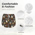 thumbnail image 4 of Bixox Women's Gnome Insect Frog pattern 2 in 1 Running Shorts - Lightweight Athletic Workout Gym Yoga Shorts Liner with Pockets - Medium, 4 of 7