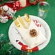 thumbnail image 4 of Decoraciones para fiestas navideñas, platos desechables, platos de Papá Noel con dibujos animados, juego de vasos de papel, cubiertos para fiestas, cubiertos desechables., 4 of 9