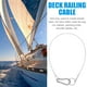 thumbnail image 5 of 6 PCS Lanyard Safety Ropes de acero inoxidable Cable de cable de acero inoxidable para al aire libre, 5 of 6