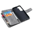 thumbnail image 5 of Nalacover Wallet Case for Samsung Galaxy S23, Luxury PU Leather Flip [9 Credit Card Slots] Cover with [Magnetic Clasp] [Kickstand] Soft Silicone Shockproof Case for Galaxy S23,Gray, 5 of 9