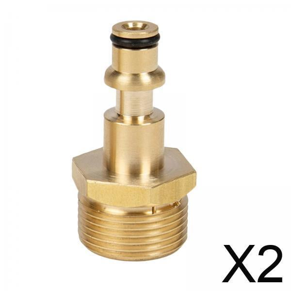 Conector de manguera,Accesorios para mangueras de jardín Adaptador de conectores Latón,Herramienta de riego para lavadora de automóviles de alta presión,Reparación de latón resistente
