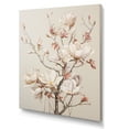 thumbnail image 2 of Designart "Beautiful Full Blooming Beige And Green Magnolias II" Magnolias Wall Decor, 2 of 7