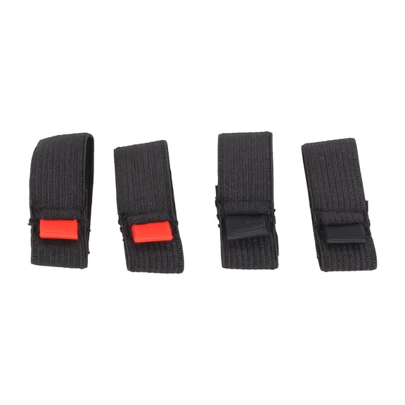 Rooha 4Pcs Elastic Fishing Spool Belt Wrap Band For Fishing Reel Protection Pole Holder Tie Straps Fishing Gear Reel Accessories