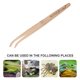 thumbnail image 5 of EeaseMX UEETEK - Pinzas de madera para reptiles (28 cm), herramienta para limpiar la arena del terrario y alimentar., 5 of 7