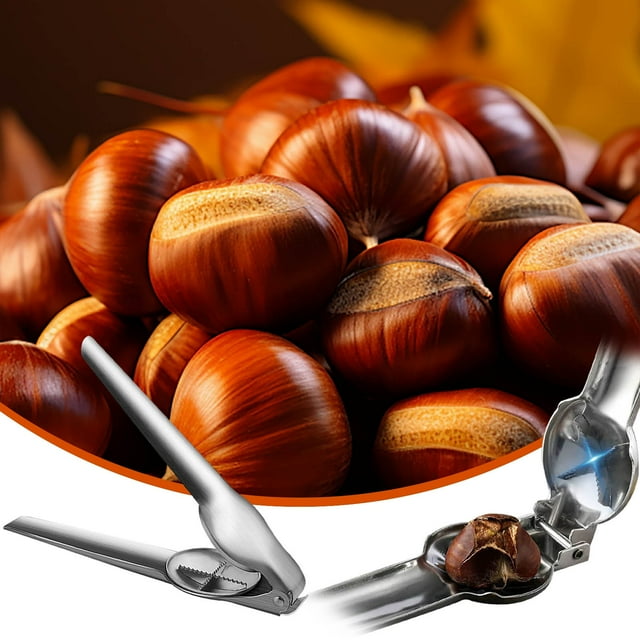 EGNMCR Kitchen Utensils Set, Cooking Utensils Set, Kitchen Utensils & Gadgets Chestnut Opener Chestnut Peeler Chestnut Sheller Peeler Knife Sheller Chestnut Clip Chestnut Opener