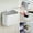 White-1.8 Gallon, variant on 1.8 Gallon Kitchen Hanging Small Trash Can with Stainless Steel Lid, Odor-Free Compost Bin, Space-Saving Garbage Can for Cabinet, Under Sink, RV, Bathroom, Grey