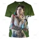 thumbnail image 3 of Camiseta con estampado 3D para hombre, ropa de calle informal, holgada, cómoda y transpirable, Bikini Sexy de verano, 3 of 5