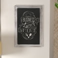 thumbnail image 4 of Flash Furniture Canterbury 20" x 30" Whitewashed Wall Mount Magnetic Chalkboard Sign with Eraser, Hanging Wall Chalkboard Memo Board for Home, School, or Business, 4 of 12
