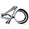 thumbnail image 3 of 40th Birthday Glasses - 6 Pairs Black 40 Years Old Glasses with Rhinestones Frame, Funny Plastic Costume Photobooth Props for 40th Anniversary Party Decorations, 3 of 6