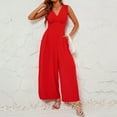 thumbnail image 4 of Women Fashion Summer Sleeveless Stylish Waist Sleeveless Jumpsuit Corduroy Womens Jumpsuit Long Sleeve Pretty Clothes for Women Strapless Jumpsuits for Women Jumpsuit Women New Years Outfit Women Sac, 4 of 8