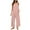 AA-Pink, variant on lcziwo Womens Waffle Knit Jumpsuits Loose Casual Wide Leg Onesie Pants Solid Casual Open Back Overalls Rompers wirh Pockets Loungewear Ofertas Flash Pink S