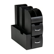 العقل القارئ كأس ومحطة بهار، كونترتوب المنظم، 5.375 L × 12 W × 11.25 H، أسود