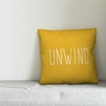 thumbnail image 2 of Creative Products Unwind Yellow 16x16 Indoor / Outdoor Pillow, 2 of 2