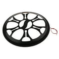 thumbnail image 3 of serony Car Horn Decorative Cover Speaker Grilles Protector Black for Light 10inch, 3 of 9