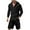 01 Black, variant on Awdenio Mens 2 Piece Summer Outfit Casual Short Sleeve Crew-Neck Shirts & Shorts Track Suit Jogging