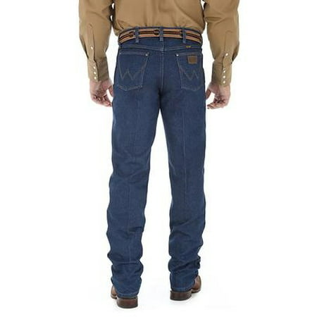 Wrangler Mens Premium Performance Cowboy Cut Regular Fit Jeans - Prewashed