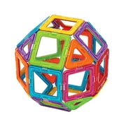 Magformers Basic Rainbow Set Multicolor Magnetic Tiles 30 Pieces