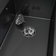 thumbnail image 4 of 28" x 18" Undermount Kitchen Sink Black Stainless Steel Single Sink Modern Durable Kitchen Essentials With Accessories, 4 of 8