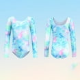 thumbnail image 2 of MEZZALL Girls' Fashionable Printed Long Sleeved Gymnastics Dance Training Clothes For Old 3-4 Years Trendy Kids Wear, 2 of 4