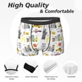 thumbnail image 2 of Mens Underwear Boxer Briefs - New York Comfort Breathable men's boxer briefs with Flex Waistband, 2 of 7