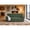 Dark Green + Wood+Fabric + 3 Seat + Foam, variant on 3-Seater Sofa, Dark Gray Upholstered Couch, Modern Living Room Furniture, Textured Fabric Sofa, Minimalist Settee, Comfortable Armchair, Sturdy Frame Sofa