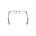 thumbnail image 5 of NEW VERA WANG V106 WOMENS/LADIES CAT EYE HALF-RIM CHROME / BLACK SCHOOL TEACHER LOOK ELEGANT CAT EYE FRAME DEMO LENSES 50-18-135 EYEGLASSES/EYE GLASSES, 5 of 9