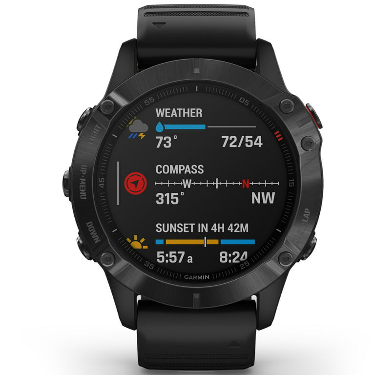 Begge Sanselig matchmaker Garmin Fenix 6 Pro Multisport GPS Smartwatch + Wireless Sport Earbuds -  Walmart.com