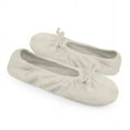 thumbnail image 3 of Softones by MUK LUKS Women's Stretch Satin Ballerina Slipper, 3 of 8