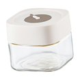 thumbnail image 3 of Frasco de vidrio, frasco hermético, recipiente para kimchi, frasco para encurtidos, apilable, contenedor de té, para Blanco 500ml, 3 of 9