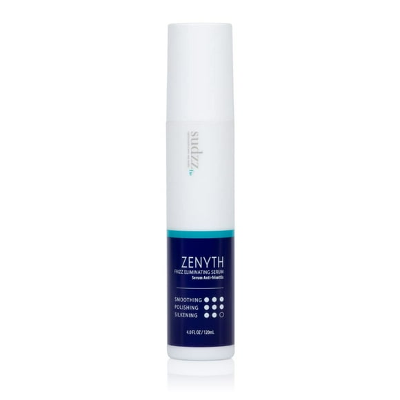 SUDZZFX Zenyth Frizz Eliminator Serum - Suero protector de calor suavizante para cabello dañado - 4 onzas líquidas