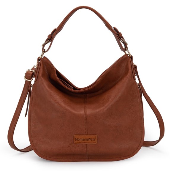 Montana West Hobo Bags for Women Shoulder Purses and Handbags, Brown
