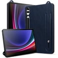 thumbnail image 2 of for Samsung Galaxy Tab S10 Ultra 2024/ S9 Ultra 2023/ S8 Ultra 2022 14.6 Inch - Shockproof Durable Premium PU Leather Cover with Kickstand, Business Style, Hand Strap Feature,Blue, 2 of 6