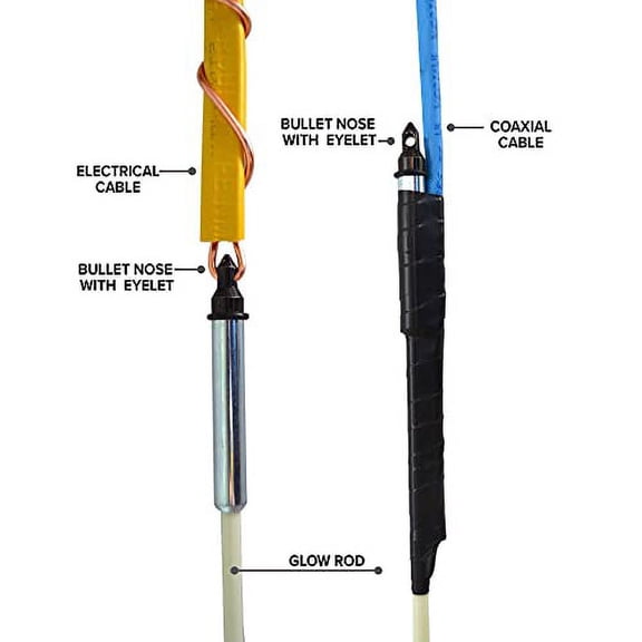 Jameson 7-36-23T Fiberglass Glow Rod Kit, 24'