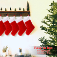 thumbnail image 3 of 20PCS Red Felt Christmas Stockings Christmas Stockings Holder Socks Home Fireplace Gift Storage Bags for Holiday, 3 of 7