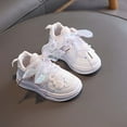 thumbnail image 5 of Fozruso Glamour Glitter Bow Kids Sneakers For Toddlers And Girls Stylish Everyday Shoes With Sparkly Design And Comfortable Fit For Play,Sizes 8.5(2-2.5 Years), 5 of 6