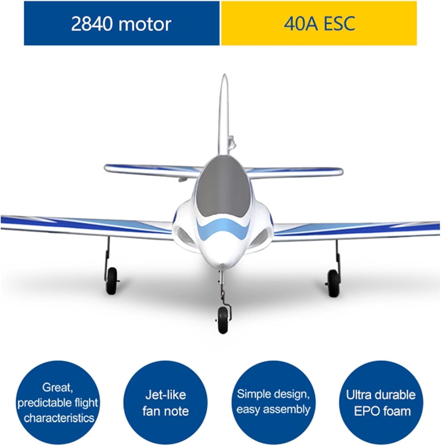 Arrows Rc Jet Rc Airplane EDF Jet Rc Planes for Adults Hobby RC Plane Marlin 64mm 6 Channel Remote Control Plane PNP (No Battery, no Charger, no Radio)