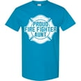thumbnail image 3 of Inktastic Proud Firefighter Aunt Wht T-Shirt, 3 of 5