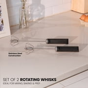 Thyme & Table Supreme Rotating Whisks Set- Ergonomic Handles