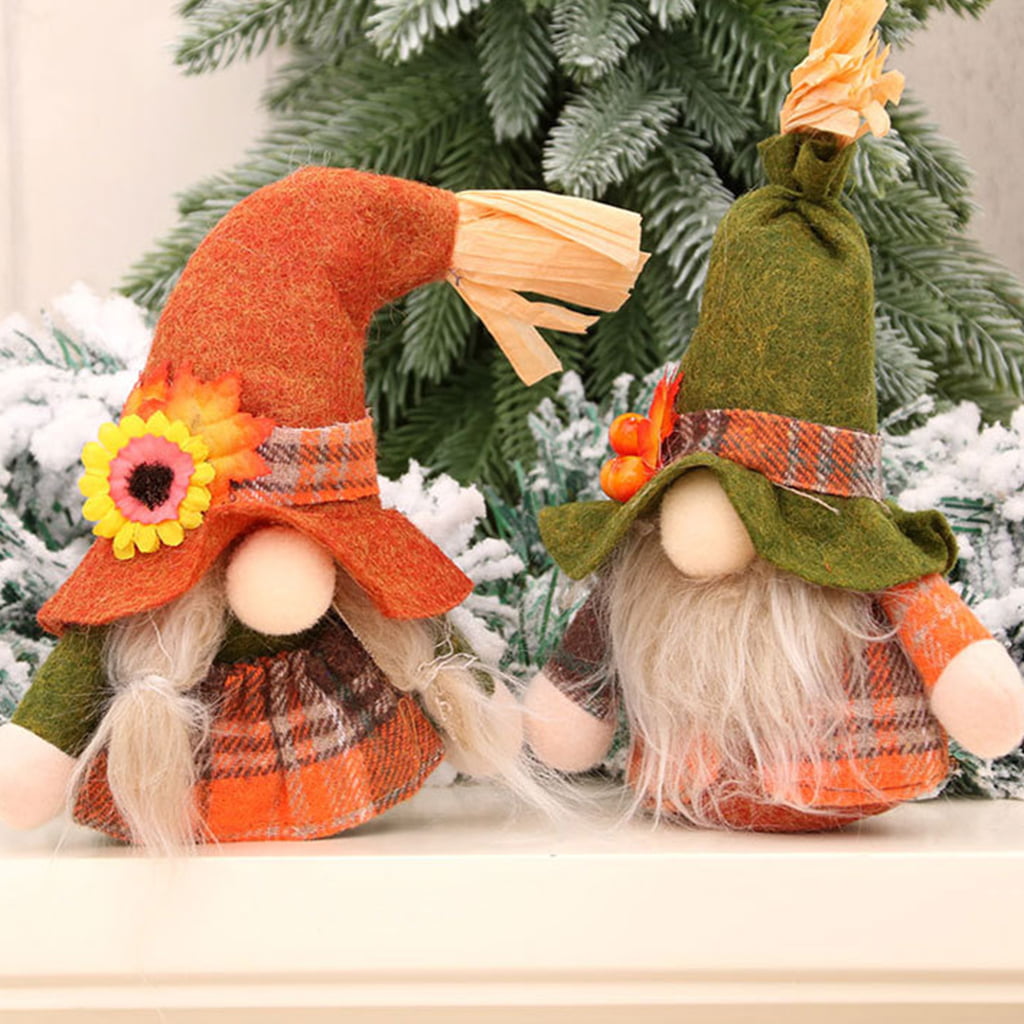 Fall Gnome Autumn Sunflower Swedish Nisse Tomte Elf Dwarf Thanksgiving Day Gifts