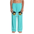 thumbnail image 4 of Boys Novelty Print Pants Funny Eyes Face Green Soft Casual Joggers with Pockets Elastic Waist Lounge Bottoms for Youth,Size 12 T, 4 of 9