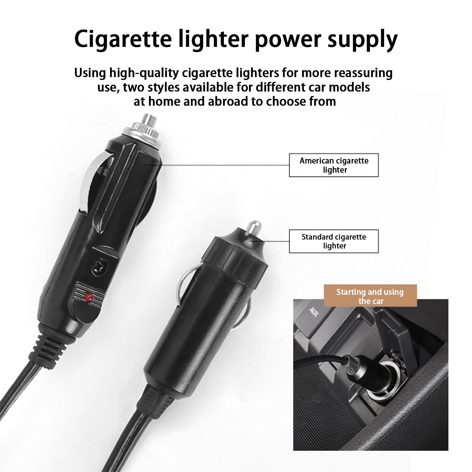 Kyusrd Multifunctional Handheld Car Hairdryer High Power 12v Car Hairdryer