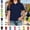 Navy, variant on Mfakffe Toddler Girls Polo Shirt Back To School Casual School Uniform Short Sleeve Collared T Shirts Cute Top(Sky Blue,8-9 Years)