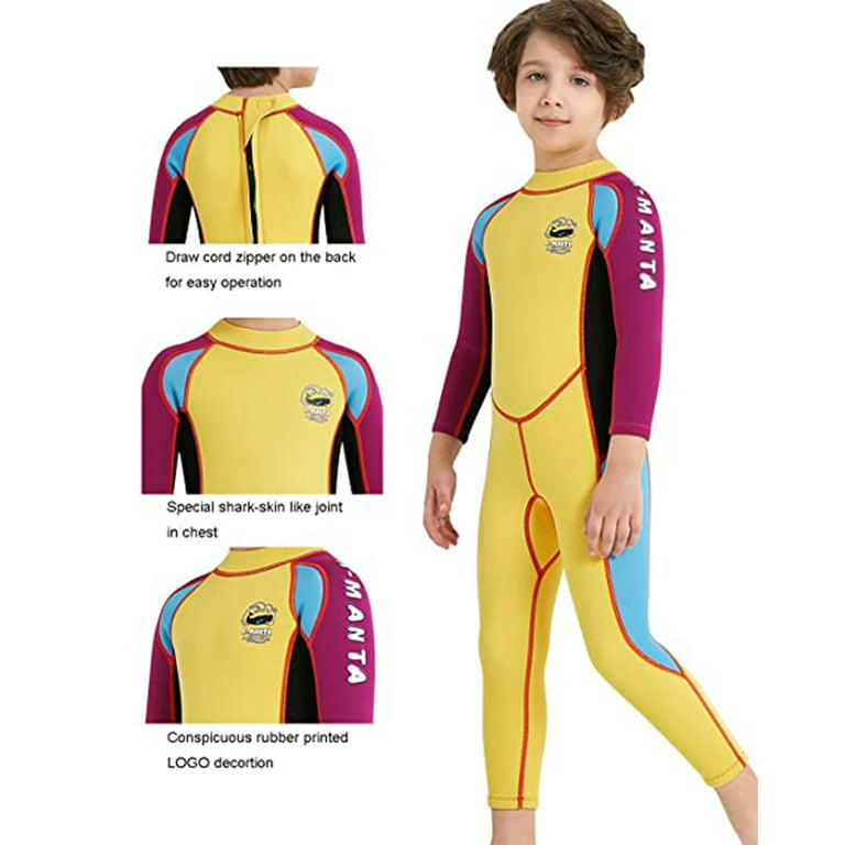 BEESCLOVER Swimsuit Women Wet Suits Diving Suit One Pieces Swimwear  Bodysuit Surfing Men Sunscreen Waterproof Swimming Suit Women Yellow XL :  : Clothing & Accessories