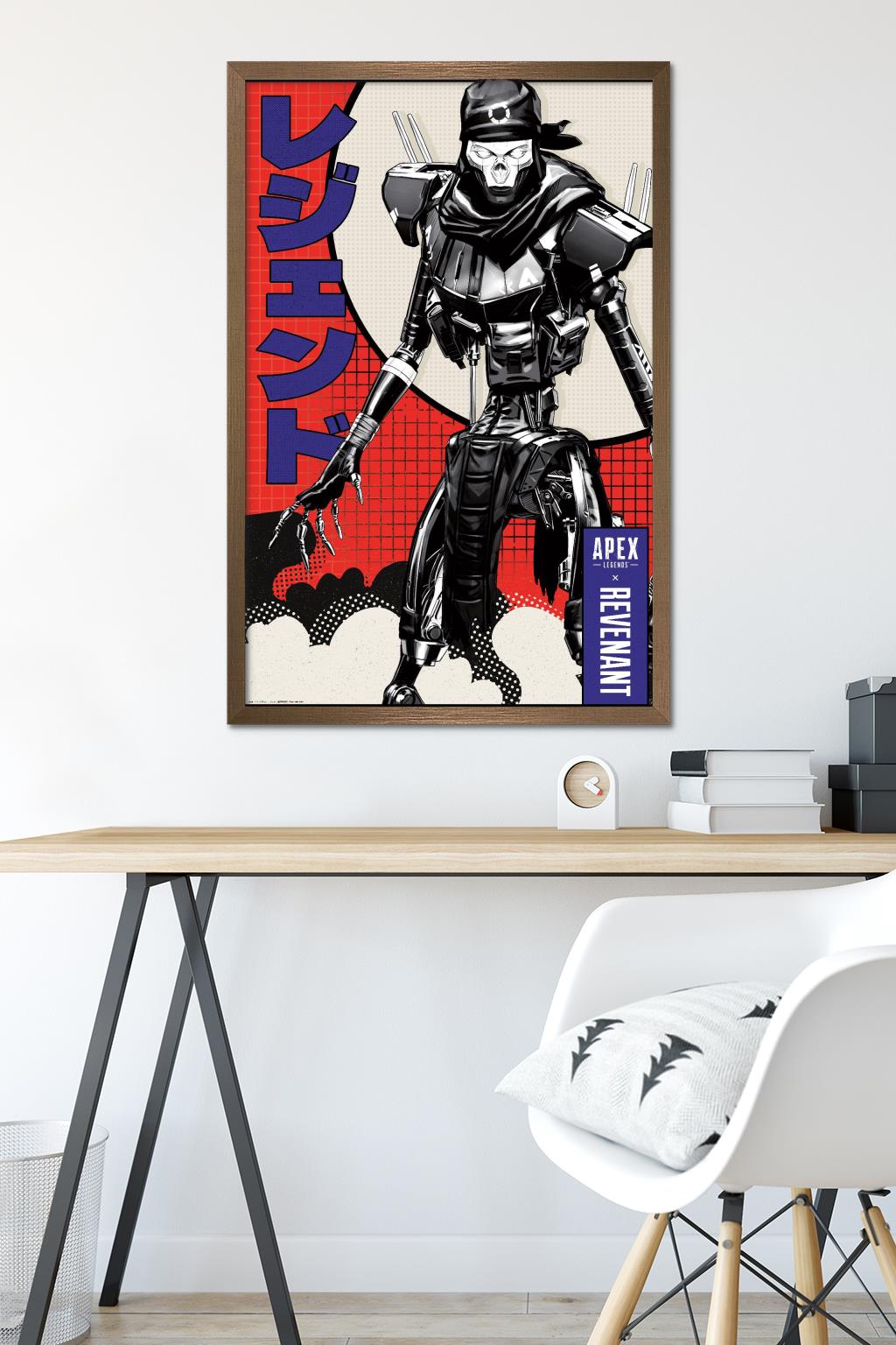 Apex Legends - Revenant Manga Wall Poster, 22.375" x 34" Framed