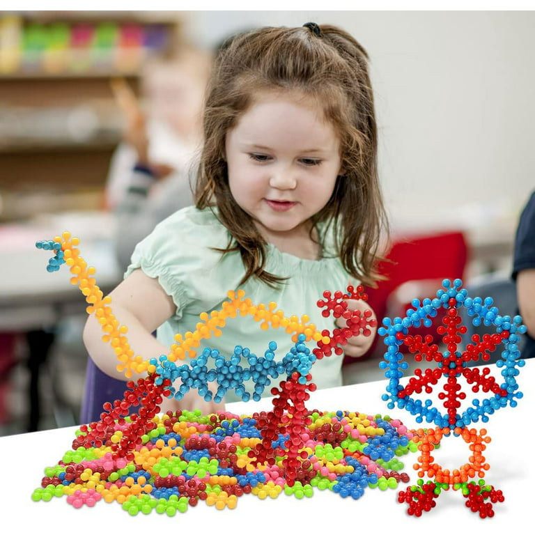 NC 250Pcs Building Blocks Toys STEM Activities for Kids Interlocking  Building Discs Toy Preschool Learning Educational Autism Toys for 5-7 4-8 3  4 5 +