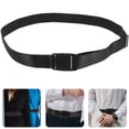 thumbnail image 4 of Yuangui Shirt Belt Stay Adjustable Shirt Lock Undergarment Belt for Men and Women Keeping Shirt Tucked in - 3CM (Black), 4 of 10