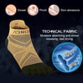 thumbnail image 4 of Coolmax Short Tube Five-Toe Socks Breathable and Moisture-Wicking Sports Socks Running Socks Toe Separators, 4 of 6