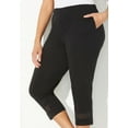 thumbnail image 4 of Catherines Women's Plus Size Suprema Crochet Trim Capri, 4 of 5