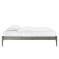 thumbnail image 3 of Modway June Full MDF Wood and Rubberwood Platform Bed Frame in Gray, 3 of 7